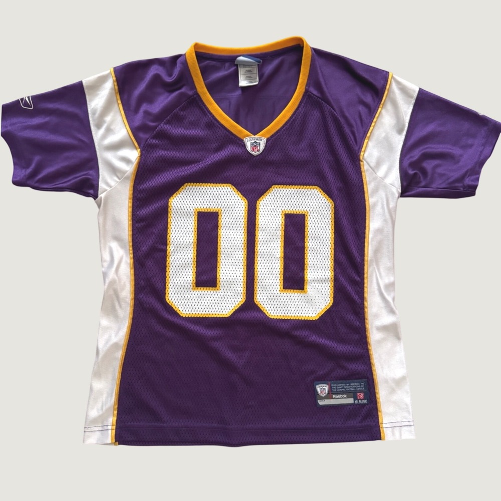 Reebok NFL Minnesota Vikings Jersey Women's Small Purple